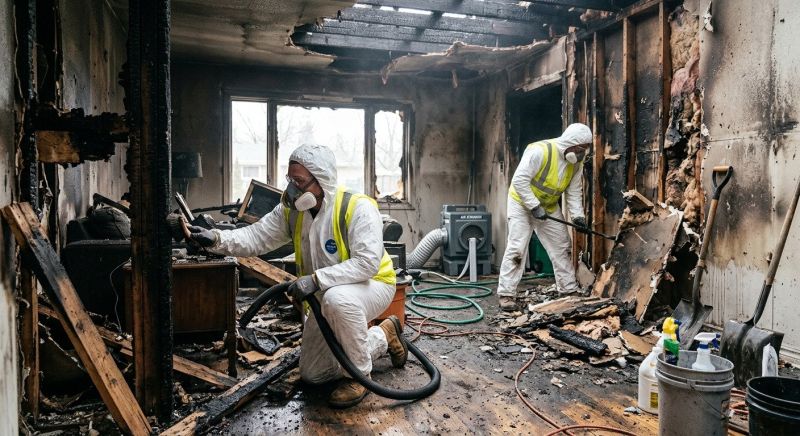 Fire Damage Cleanup in Sonoma County, CA